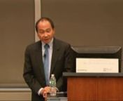 A CASI-Nand &amp; Jeet Khemka Distinguished LecturenwithnDr. Francis FukuyamanOlivier Nomellini Senior FellownFreeman Spogli Institute for International StudiesnStanford UniversitynnOctober 9, 2014 at Kirkland &amp; Ellis, LLP in New York CitynnAbout the Speaker:nDr. Francis Fukuyama is the Olivier Nomellini Senior Fellow at Stanford University’s Freeman Spogli Institute for International Studies. He has previously taught at the Paul H. Nitze School of Advanced International Studies of the Joh