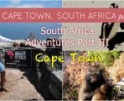 Teri travels to Cape Town to discover Table Mountain, where she learns how to abseil down mountain. She then heads over to Boulders Beach where people and penguins share the sea and sand.Further along on her journey she goes to Cape Point, at the southern most tip of Africa where she encounters baboons and take in the beautiful scenery.