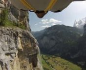 An early solo expedition to jump Jungfrau, then flying through waterfalls off the ramp and finishing the day off with a paraglider drop. How every Monday should be!nniPhone editnnThanks to Buzz for the drop and Scotty for the five seconds of camera!