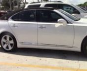 Out Of State Car Buyers - http://www.offleaseonly.com/out-of-state-buyers.htmnnMaryland resident bought a Lexus LS 460 from Off Lease Only and saved thousands of dollars! He said it was worth the plane trip to South Florida. The vehicle has a factory warranty and is like new! This customer will recommend all his friends in Maryland come to Florida to buy their car at Off Lease Only!nnNations Used Car Destination - http://www.offleaseonly.com/palm-beach-used-lexus.htmnLexus Models - CT 200h, ES