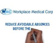 http://workplacemedicalcorp.comnnPreventing avoidable absences for companies across Canada, Workplace Medical Corp provides first aid training, advanced absence management software solutions, and return-to-work programs for employees that have been injured or ill.The company offers a three-part process designed to help employers to prevent and respond to avoidable absences (also called absenteeism), with return-to-work programs.For first aid training and a comprehensive range of cost savings