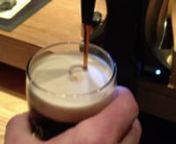How to do a proper Guinness Shamrock Pour while topping off a perfect pint of the black stuff. A great finish to a great pint that you can practice over and over - just in time for St. Paddy&#39;s Day. nChiuki dot com
