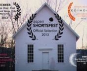 Quakers meet on Sundays, collectively praying for the Holy Spirit to enter the sanctuary created by their communal silence. Gathered in a tiny church out of time, gripped by the depths of winter in mountainous Vermont, this ancient tradition spanning nearly two centuries is upheld.nnThis experimental documentary was awarded The Ellen at the Aspen Shortsfest 2013, won the Margot George Short Film Competition at the GMFF 2012, as well as the Golden Starfish (PMFF), Audience Choice (NewEnglandFilm