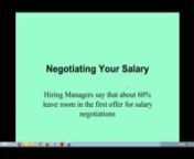 Negotiation is a fundamental concept of business whether it involves joining or leaving an organization, defining job responsibilities, or negotiating a starting salary, a raise or a buyout package. It goes on under the best or worst of economic times. Understandingthe boundaries of what is acceptable based on the industry or organization and the economic circumstances is crucial in developing a successful negotiating strategy.This webinar will explore specific negotiation techniques that ma