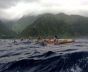 Team Kanaka Ikaika, a group of select paddlers from Hawaii, California, and Tahiti, compete in the three day Tahiti Nui Va&#39;a race around the island of Tahiti.