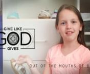 If you really think about it, Jesus&#39; teachings about generosity are not only difficult, but at first glance may even seem weird.Look through the eyes of a young girl as she wrestles with what to do with her fancy shoes, and in the process gives a poignant lesson on generosity we can all learn from.nnGive Like God Gives is a brand new video series from Pushpay. To learn more, visit our website at: http://givelikegodgives.comnnGive Like God Gives is copyright © Pushpay® 2015.