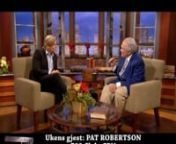 Edward John interviews Pat Robertson on the 700 Club tv set in Virginia Beach, VA (PROMO) (2015)