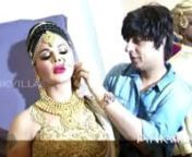 Launch of designer Rohit Verma new collection with Rakhi sawant from verma