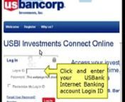 This video aims to help US Bank clients with their online banking experience.