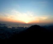 A time lapse of an amazing sunset from Lion&#39;s Rock with one of Hong Kong&#39;s clearest skies. Watch the sky turn red, the boats sail by and the lights switch on. November 2015.nHK exchange semester.