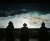 Title: THIRSTnArtist: Voldemārs JohansonsnYear of production: 2015nProducer: Voldemārs Johansons and the New Theatre Institute of LatvianPremiered in HOMO NOVUS festival, Riga, 2015nnMedium: single channel video, 5.1 sound, fog, nDimensions variable (screen size: 12x5m) nnTHIRST is an audiovisual documentation of Atlantic ocean during a strong storm. The documentation of the visually and sonically expressive marine landscape was produced in the Faroe Islands as single-shot uncut registration o