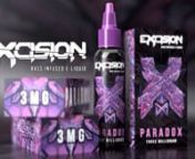 Excision and 5IVEten come together to bring you into the darkness with Paradox, a pitch black dew with a twist of bold citrus, grape and dark fruits. Paradox is the first of 4 uniquely packaged flavors to be released. The juice is blended in an 80/20 VG/PG ratio for superb flavor and cloud production. Paradox is available in 0mg, 3mg &amp; 6mg.nnInstagram - @ExcisionLiquidsnFacebook - @ExcisionLiquidsnTwitter - @ExcisionLiquidsnnwww.excisionliquids.comnnsales@excisionliquids.com