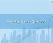 Installing Invantive Query Tool. http://www.invantive.com/products/invantives-free-query-toolnnThis video teaches you how you install the Invantive Query Tool. Invantive&#39;s free Query Tool provides you with real-time Operational Intelligence (OI) across your entire enterprise. The free Query Tool provides access to your real-time data warehouse and databases running on MySQL, Oracle, SQL Server, Teradata, IBM DB2/UDB or elsewhere. This enables you to store, organize and locate your operational da