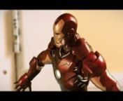 Iron Man fights Bruce Lee in stop motion...