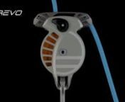 The REVO is the first Bi-Directional assisted locking belay device. nnIts function is independent from the loading orientation of the rope, thus eliminating one of the most common causes of belay related accidents. Irrespective of the situation, an uncontrolled decent will cause the inertia reel to activate, grip the rope and arrest the fall.nnThe innovative panic-proof locking mechanism (pat. pending) removes the necessity for a handle to unlock the system when lowering the climber. The device