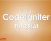 Learn Codeigniter - the most popular PHP Framework! In this course you will learn CodeIgniter Framework from the ground up. You&#39;ll learn how the MVC pattern works as I take you step-by-step through everything needed get fluent in CodeIgniter.nAt the End of course You will add Codeigniter as a new skill in you Job Profile.nnCodeIgniter 3.0.6 is the current version of the framework.nhttps://www.codeigniter.com/downloadnnXAMPP for Windows 5.5.37, 5.6.23 &amp; 7.0.8 nXAMPP for Linux 5.5.37, 5.6.23 &amp;
