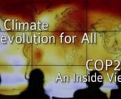 **This video is licensed for non-commercial TV broadcasting in Canada**nnA trip into the heart of COP21, the December, 2015 Paris climate summit, via this engaging, educational video produced by long-time environmental activist Elizabeth Woodworth with film producer Debora Blake. nAfter a tour of the venue and facilities, the film shows how the draft agreement evolved through its precarious two-week course to approval by all 195 delegates.nMeanwhile, climate activists meeting in northern Paris i
