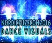 A loose reconstruction of some of the dance visuals from NordicFuzzCon 2016 dances. Theme of the con was