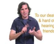 Jason self-taught American Sign Language (ASL) in order to communicate with people who are deaf and hard of hearing.He&#39;s shared a simple, yet powerful message in sign language for Deaf Awareness Week and Mental Health Month:nn