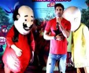 Sushant Singh Rajput launches the trailer of Motu Patlu from motu patlu motu the