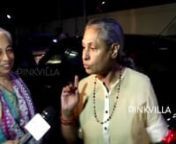 Jaya Bachchan watchs PINK from jaya bachchan