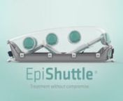 EpiShuttle is an innovative medical isolation and transportation system from EpiGuard, designed for optimal safety and numerous treatment options during patient loading and transport. The unit is a one-patient isolator made of rigid solvent resistant materials for strength and durability. EpiShuttle can be carried as a stretcher and is compatible with leading commercially available ambulance-stretcher undercarriage EMS systems.