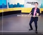 Dudu camargo dançando bumbum granada no telejornal do SBT from bumbum dancando