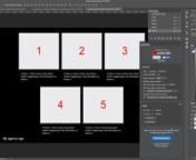 A quick overview of the Storyboarder Photoshop Add-on. Storyboarder is a free Add-on for Photoshop CC that makes perfect PDF storyboards from your layer comps. Select a wrapper PSD with your title page and branding, define parameters like the number of rows and frames per row. One click and your PDF storyboard is done.