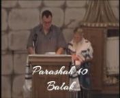 Torah Portion Balak (Balak) B&#39;midbar / Numbers 22:2 to 25:9 recorded 07-23-16 presented by David. Balak, the king of Moav, feels threatened by the approaching Israelites, he sends for Bila&#39;am to curse them; Bila&#39;am&#39;s way is blocked by an angel that his donkey sees; the donkey speaks to Bila&#39;am; Bila&#39;am is instructed by Yah to say only what Yah tells him to say; Bila&#39;am ends up blessing the Israelites three times; Bila&#39;am tells Balak a prophecy regarding the end of days; the Israelites are seduce
