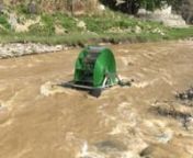 This video shows a very suitable river (in terms of flow rate and speed) for the Barsha pump