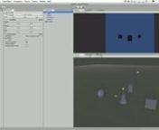 This video shows some progress on some scripts on which I have been working, which I have designed to help bring procedural animation from Maya into Unity in real-time. The whole tool set consists of three main things:nn1. A set of components I coded to mimic the functionality of some various built-in Maya nodes (e.g. aim, orient, point constraints) and some custom nodes I have made.n2. A Python script that is called when Unity imports a Maya file to add a variety of string-based user properties