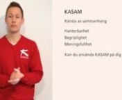 Under minuten: KASAM from kasam