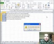 If you type instructions, details supporting spreadsheet values, or other text in a spreadsheet, you’ll love the shortcut in Excel Video 260.Justify, the bottom entry in the Fill menu we’ve been working with, automatically fits the text you’ve entered into the columns you highlight, extending into extra rows as needed.If you’ve ever cut the end of one sentence, pasted it onto the front of the text in the next row, and then repeated the process over and over again for each row of text