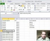 Excel Video 277 has another quick Go To Special shortcut to fill blank cells with data.If you download PM data or EHR data from your system, or if you download data from an outside source, this video may be very helpful for you.Sometimes data downloaded into Excel will only list columns once, leaving cells below the data in the same column blank.To use VLOOKUP or to create a Pivot Table, you need data in every cell.Here’s a quick trick to fill those blank cells with the data above the