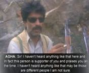Dr Allah Nazar directing and threatening a Baloch freedom fighter to steal weapons from BLA camp. from nazar
