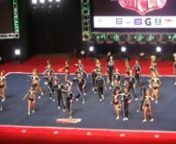 This is Cheer Extreme&#39;s Large Senior Coed Level 5 team, Coed Elite, competing at the NCA National Championship cheerleading competition at the Kay Bailey Hutchison Convention Center in Dallas, TX on 2/28/15. They were in 5th place out of 8 teams with a score of 95.7 after Day 1.They are from Kernersville, NC.