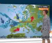 Tipps für störungsfreie Fernseh-Kleidung zeigt uns die kompetente Meteorologin Katja Horneffer in diesem Beispiel nicht. Ihr Text kann noch so gekonnt sein - die Aufmerksamkeit liegt auf den textilen Isobaren um ihren Körper.