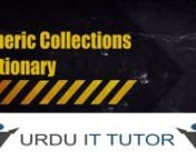This Urdu/Hindi 40-C# Tutorial – Generic Collections Dictionary tells about what is dictionary, how to create instance of dictionary, how to use add method of generic dictionary , how to access members of Instances Car using Dictionary Instance at the end run the program to show result all in Urdu and Hindi Language.n nShare this Video:nhttp://vimeo.com/119058734nnSubscribe To Urdu It Tutor Channel and Get More Great Tutorialsnhttps://vimeo.com/channels/746906nnnIn this video, we will discussn