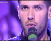 Actuacion de Galisteo en el programa de TV Salvame Deluxe de Telecinco España cantando su último trabajo