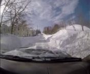 A drive through Eastport after the Feb 15 storm.The video is sped up 3X.