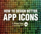 In this video I talk about best practises when designing app icons and how to create memorable, apt and unique icons for mobile platforms. This is the companion video made in association with the article I wrote for Net Magazine.nnYou can find an abridged version of the article here: http://blog.appicontemplate.com/how-to-design-better-app-icons/ or buy the May Issue of Net Magazine: http://www.creativebloq.com/net-magazinennIn roughly 10 minutes I go through 5 major aspects of app icon design a