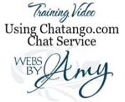 Quick &#39;how to&#39; for the free Chatango service (Webs By Amy is not affiliatedwith this service in any way).