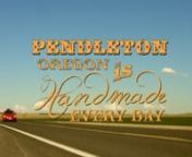 Join Amorelle, Brian, Jessica and Joon as they road trip to Pendleton, Oregon, home of the finest handmade leather goods, swimming holes, donut shops, steakhouses and plenty more. Pendleton, Oregon is Handmade, Every Day