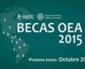 3ª CONVOCATORIA BECAS EADIC-OEA 2015n¡Bienvenidos a la Nueva Era en Formación Universitaria!nnPróximo inicio: Octubre de 2015n¡POSTULA YA!nwww.eadic-oea.com