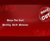 This is from the October 06, 2015 Q&amp;A Webinar for Make The Cut! and Popup Card StudionnMake the Cut version 4.6.2 &amp; Popup Card Studio 1.1.0 are used in this Webinar. Each question notes if MTC or PCS is being discussed.nnYou can find the thread on the MTC Forum with questions addressed in this Webinar here: http://forum.make-the-cut.com/discussion/42624/october-6th-webinar-over-what-questions-or-topics-do-you-havenn00:00:00Welcome by Bryannn00:01:15Susan demonstrated a tri-fold card