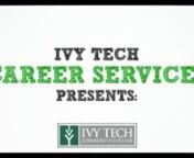 Educational animation for Ivy Tech Community College Career ServicesnnAnimation and Video by:nSarah DixonnnMusic: