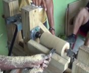 This video accompanies a written article by Scott Lewis in the August 2015 issue of American Woodturner. Scott uses bicycle parts and locally purchased lumber to make a human-powered lathe, which he uses to teach woodturning in the Dominican Republic.
