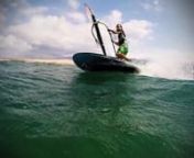 A fun lightwind Bura session on the island of Pag. And a daredevil cameraman.