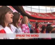 Double Club music video - 22 June 2010nnTo celebrate Germany passing on the mantle to South Africa for the 2010 FIFA World Cup, over 250 young people who have participated in the award-winning &#39;Double Club: German&#39; educational programme took part in the filming of a multi-lingual music video at the Emirates Stadium on 22 June 2010.nn&#39;Double Club: German&#39; is developed in cooperation between Arsenal FC, Goethe-Institut London and UK-German Connection, and combines language learning with football.n