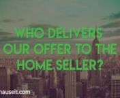 Who Delivers Your Offer to the Seller? https://www.hauseit.com/who-delivers-your-offer-to-the-seller/nEstimate Your Buyer Closing Costs in NYC: https://www.hauseit.com/closing-cost-calculator-for-buyer-nyc/nnWho delivers your offer to the seller depends on whether you have a buyer’s agent or not. If you do, your buyer’s agent should submit your offer on your behalf to the listing agent. If you don’t have a buyer’s agent and wish to forgo your right to free buy side representation, then i